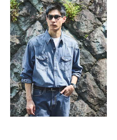 【別注】<Wrangler>GLR ウエスタン シャツ