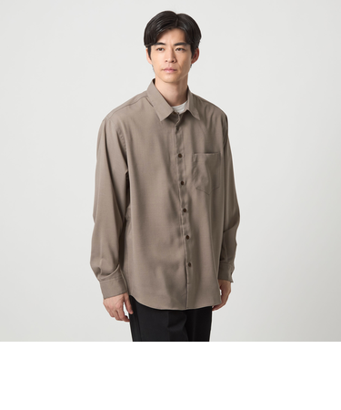 【WEB限定】AIRLY ポプリン ジャストルーズ シャツ