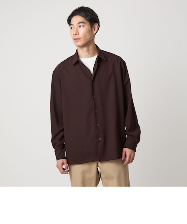 ワッシャーポプリン ボックス シャツ