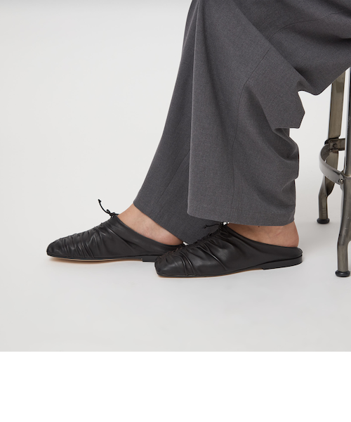 JVAM＞ギャザー フラットシューズ｜グリーンレーベル リラクシングの