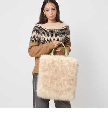 ＜LENK＞FLUFFY トートバッグ