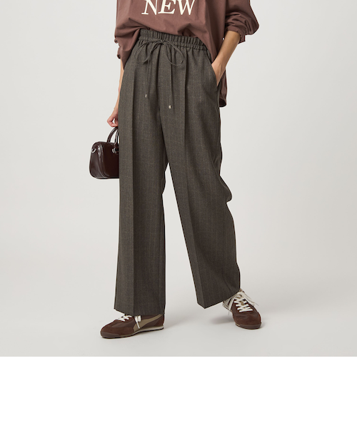 【美品】冬のニーハイフレアパンツ チェック M TALL ユナイテッドアローズ UNITED ARROWS LTD. OUTLET｜冬のニーハイフレアパンツ