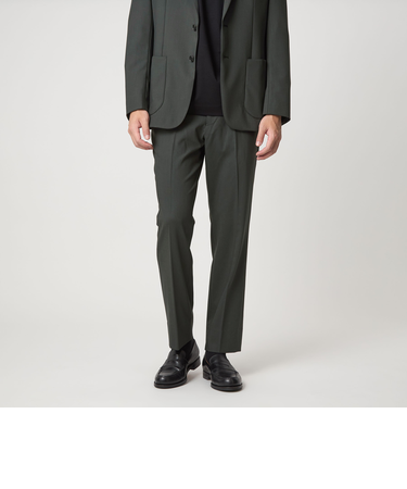 A+ TW カラーギャバ スタンダード イージー スラックス -ウォッシャブル・ストレッチ-