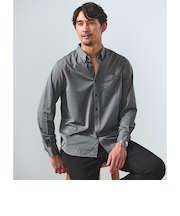 【WEB限定】JUST fit トリコット ジャカード シャツ