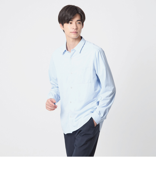 【WEB限定】JUST fit トリコット ドレープ シャツ