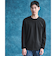 LONG FIBER COTTON クリア クルーネック 長袖 Tシャツ