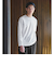 LONG FIBER COTTON クリア クルーネック 長袖 Tシャツ