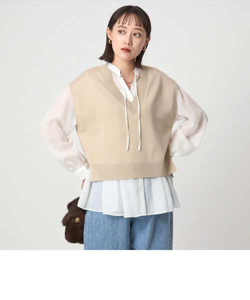 green label relaxing Vネックニットベスト UNITED ARROWS green label relaxing｜Vネック ニット ベスト