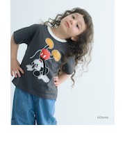 【別注】Tシャツ / ミッキーマウス / Disney / キッズ  110cm-130cm