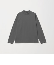 【WEB限定】JUST fit デイリーモック 長袖 Tシャツ -吸水速乾・抗菌-