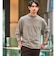【WEB限定】JUST fit デイリーモック 長袖 Tシャツ -吸水速乾・抗菌-