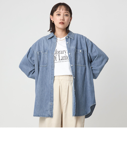 デニム スタンダード シャツ｜グリーンレーベル リラクシングの