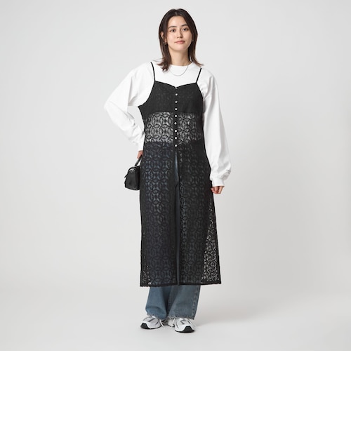 green label reraxing シアートップス×キャミソールワンピース green label relaxing（グリーンレーベルリラクシング）の