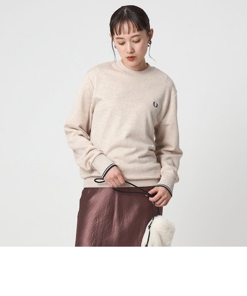 FRED PERRY＞クルーネック スウェット プルオーバー｜グリーンレーベル