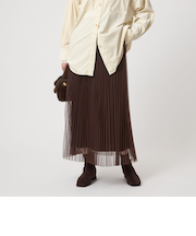 ［size SHORT/TALLあり］2WAY チュール プリーツ スカート
