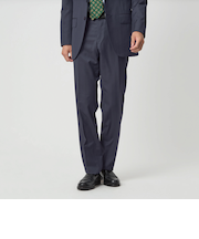 DRAGO ミニヘリンボーン CLS ノープリーツ スーツパンツ