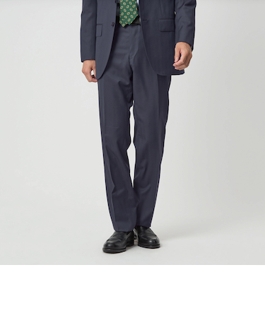 DRAGO ミニヘリンボーン CLS ノープリーツ スーツパンツ