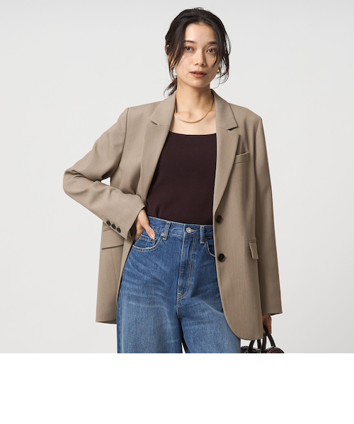 【美品】グリーンレーベルリラクシング 金ボタンテーラードジャケット M green label relaxing（グリーンレーベルリラクシング）の「TR
