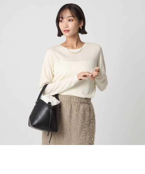 1_OF MINE＞テンジク ロングスリーブ カットソー｜グリーンレーベル