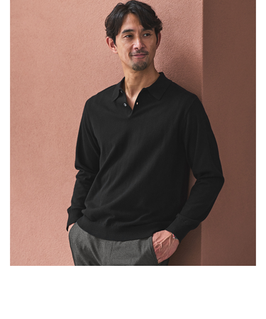 【WEB限定】JUST fit ジャケイン ニットポロ