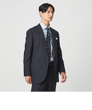 GUABELLO 組織無地 2B MF スーツジャケット