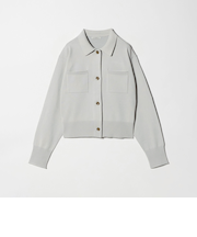 ポロニット カーディガン ウォッシャブル