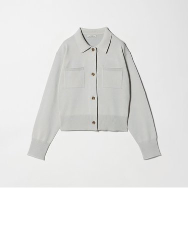 ポロニット カーディガン ウォッシャブル