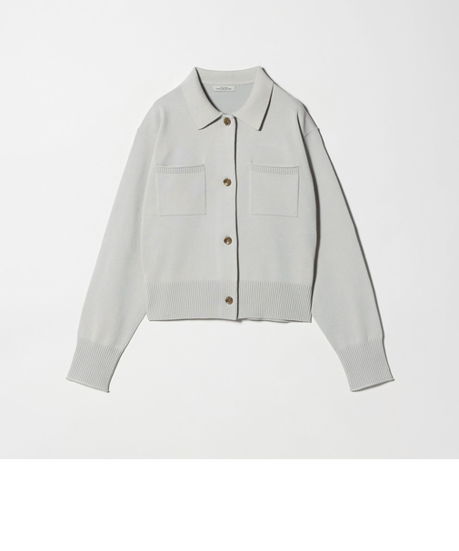 ポロニット カーディガン ウォッシャブル