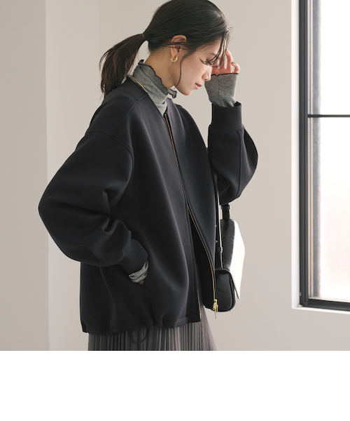 ダンボール ノーカラー ブルゾン｜グリーンレーベル リラクシングの