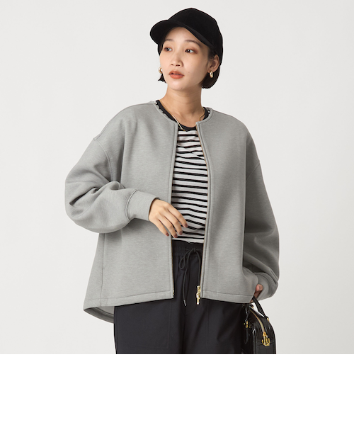 ダンボール ノーカラー ブルゾン｜グリーンレーベル リラクシングの