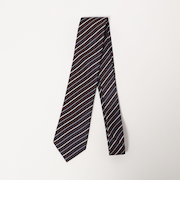 GLR シルク2 8.0cm ストライプ4 ネクタイ