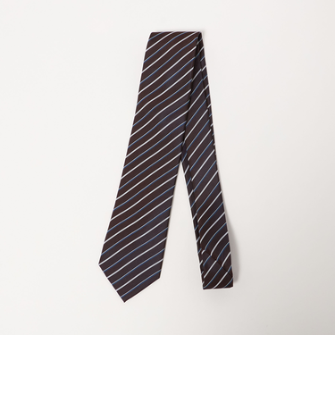 GLR シルク2 8.0cm ストライプ4 ネクタイ