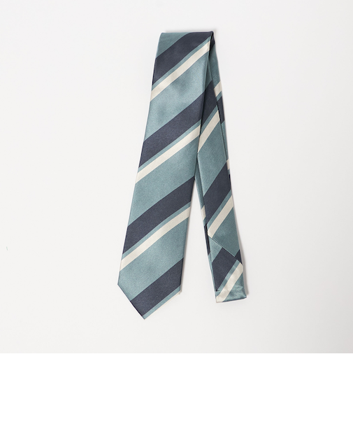 GLR シルク2 8.0cm ストライプ3 ネクタイ