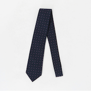 GLR シルク3 8.0cm ドット ネクタイ