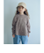 ハート総柄 ワッフル ロングスリーブTシャツ / キッズ  100cmー160cm