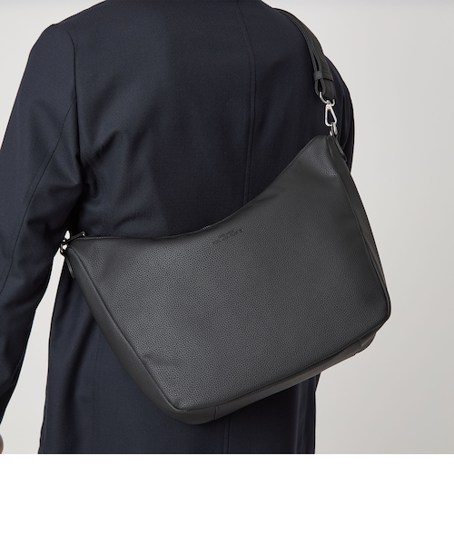 シボ レザーライク 2WAY ショルダーバッグ｜グリーンレーベル