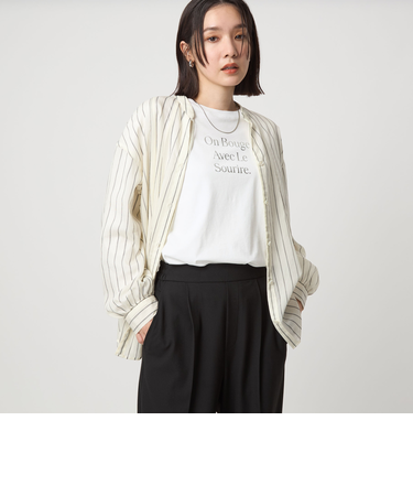 【WEB限定】＜at ease＞グラフィック ロングスリーブ Tシャツ