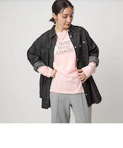【WEB限定】＜at ease＞グラフィック ロングスリーブ Tシャツ