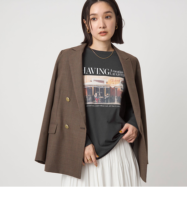 【WEB限定】＜at ease＞フォト ロングスリーブ Tシャツ
