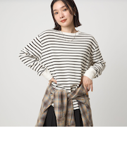 【WEB限定】＜at ease＞ワッフル ロングスリーブ カットソー