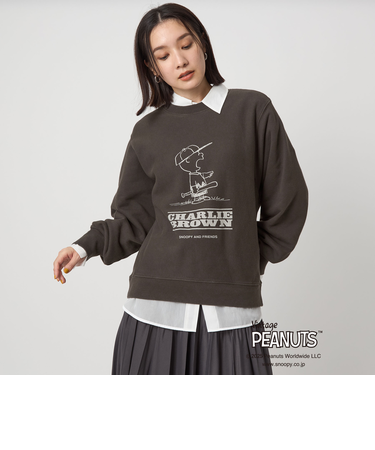 ＜at ease＞PEANUTS スウエット プルオーバー
