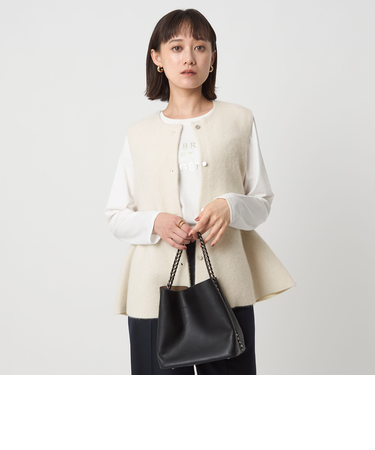 FOXブレンド セッケツ ニット ジレ