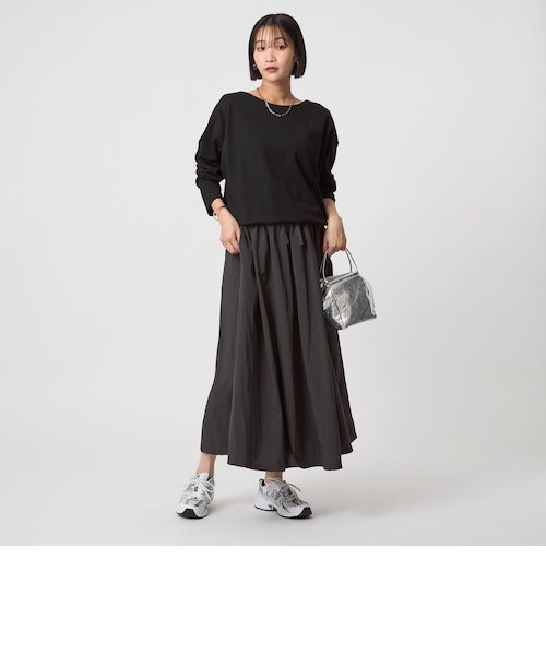 未使用タグ付✨23AW 組曲L コンフォータブルドレープフレアワンピース