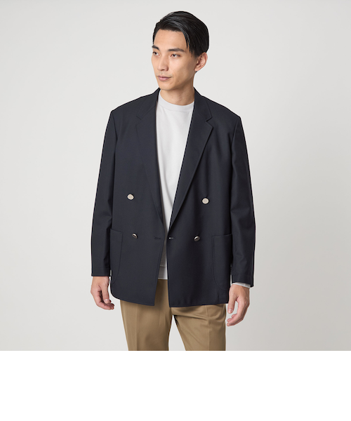 L’AGENCE 黒ベルベットダブルブレストジャケット US4 L'AGENCE 黒ベルベットダブルブレストジャケット US4 L'AGENCE