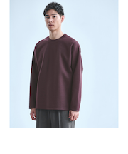 ダブルフェイス クルーネック カットソー