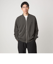 【別注】＜Champion＞スウェット ジップ リブ ブルゾン