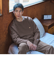 【別注】＜Champion＞クルーネック 長袖 スウェット