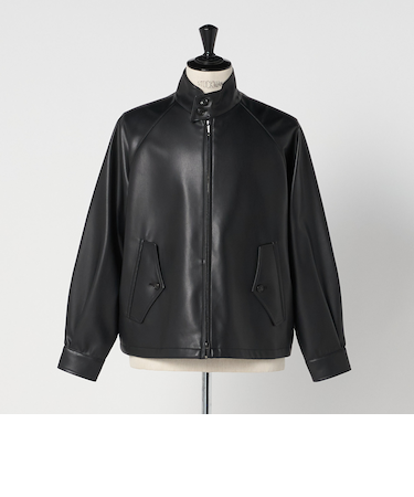 ＜BARACUTA＞レザーライク G4 ブルゾン