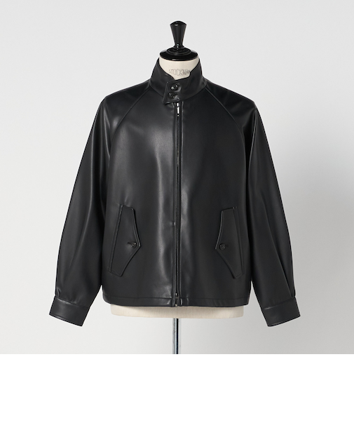 ＜BARACUTA＞レザーライク G4 ブルゾン