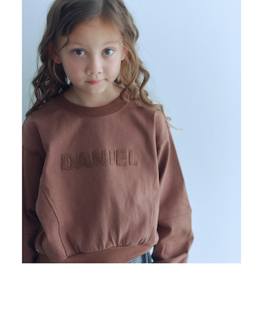 【別注】＜LOGAN knitting mills＞スウェットライク プルオーバー / キッズ  120cm-160cm